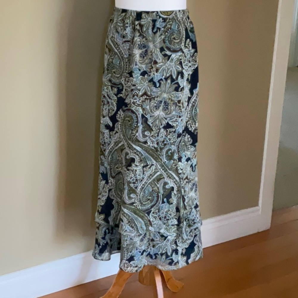 Boho paisley skirt